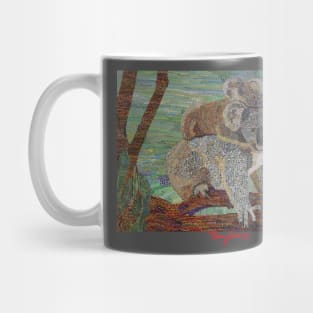 Koalas cuddling Mug